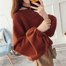 Load image into Gallery viewer, 2019 New Women's Pullover Coarse Wool Sweater Warm Spring Autumn Winter Casual Sleeved Pullover