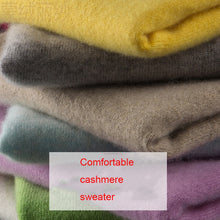 Load image into Gallery viewer, High Quality 2019 Autumn Winter Cashmere cotton Blended Knitted Women Sweaters And Pullovers Jersey jumper pull femme hiver