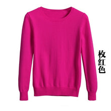 Load image into Gallery viewer, High Quality 2019 Autumn Winter Cashmere cotton Blended Knitted Women Sweaters And Pullovers Jersey jumper pull femme hiver