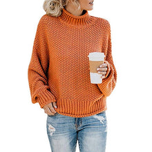 Load image into Gallery viewer, sweater women 2019Turtleneck Sweater Women Casua knit sweater women pullover sweater women plus size sweater oversize tops women