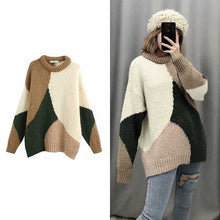 Load image into Gallery viewer, 2019 Autumn jacket coat women england camouflage vintage zipper casual streetwear warm thick female jacket coat women tops