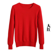 Load image into Gallery viewer, High Quality 2019 Autumn Winter Cashmere cotton Blended Knitted Women Sweaters And Pullovers Jersey jumper pull femme hiver
