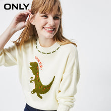 Load image into Gallery viewer, ONLY winter  Loose Fit Cute Pattern round collar sweater | 119313540
